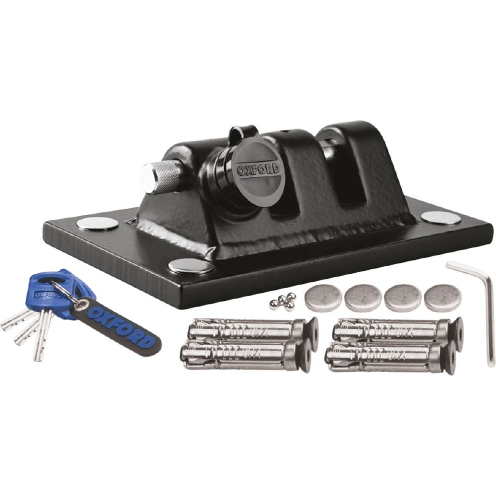 Oxford Docking Station Wall / Ground Anchor Black FREE 1 YEAR Returns, FREE UK Delivery | ThrottleChimp