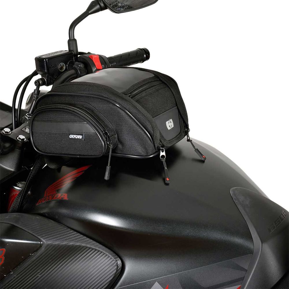 Oxford F1 Magnetic Mini Tank Bag Black - 7 Litres FREE 1 YEAR Returns, FREE UK Delivery | ThrottleChimp
