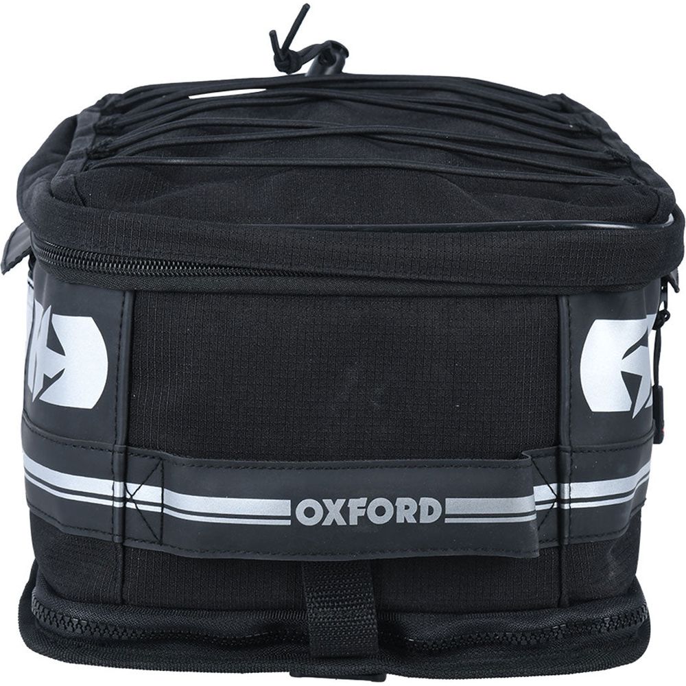 Oxford F1 Small Tail Bag With Zip Base Black - 18 Litres FREE 1 YEAR Returns, FREE UK Delivery | ThrottleChimp