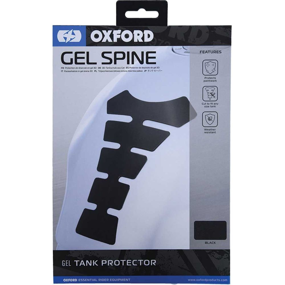 Oxford Gel Spine Original Tank Pad Black FREE 1 YEAR Returns, FREE UK Delivery | ThrottleChimp