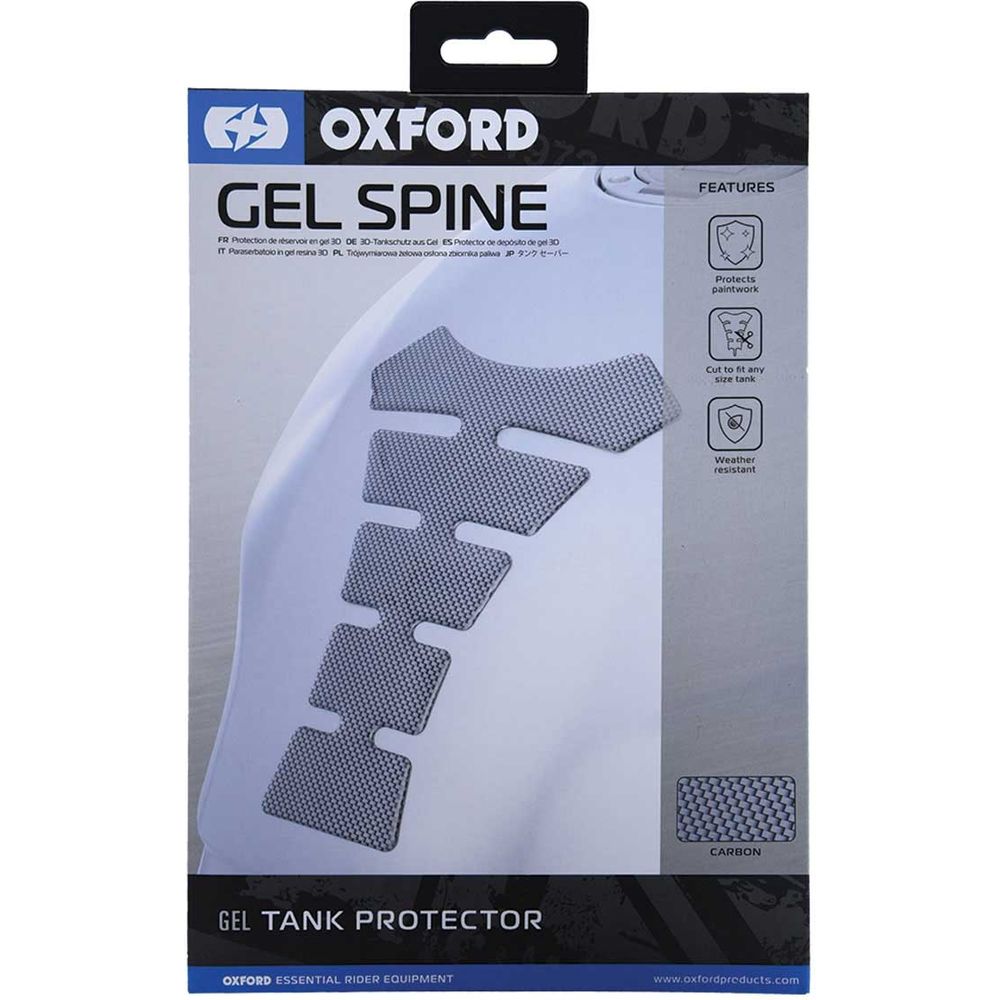 Oxford Gel Spine Original Tank Pad Carbon FREE 1 YEAR Returns, FREE UK Delivery | ThrottleChimp
