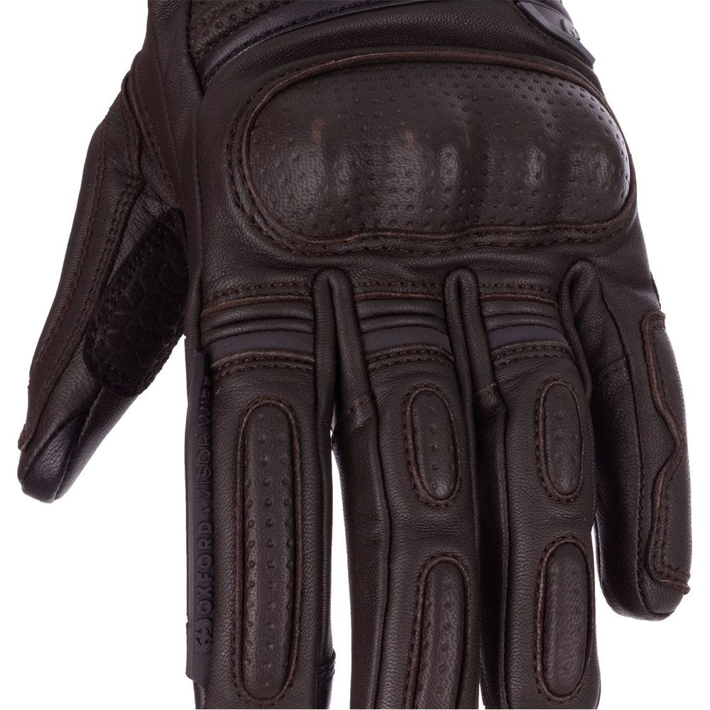 Oxford Hamilton Waterproof Ladies Leather Gloves Brown FREE 1 YEAR Returns, FREE UK Delivery | ThrottleChimp
