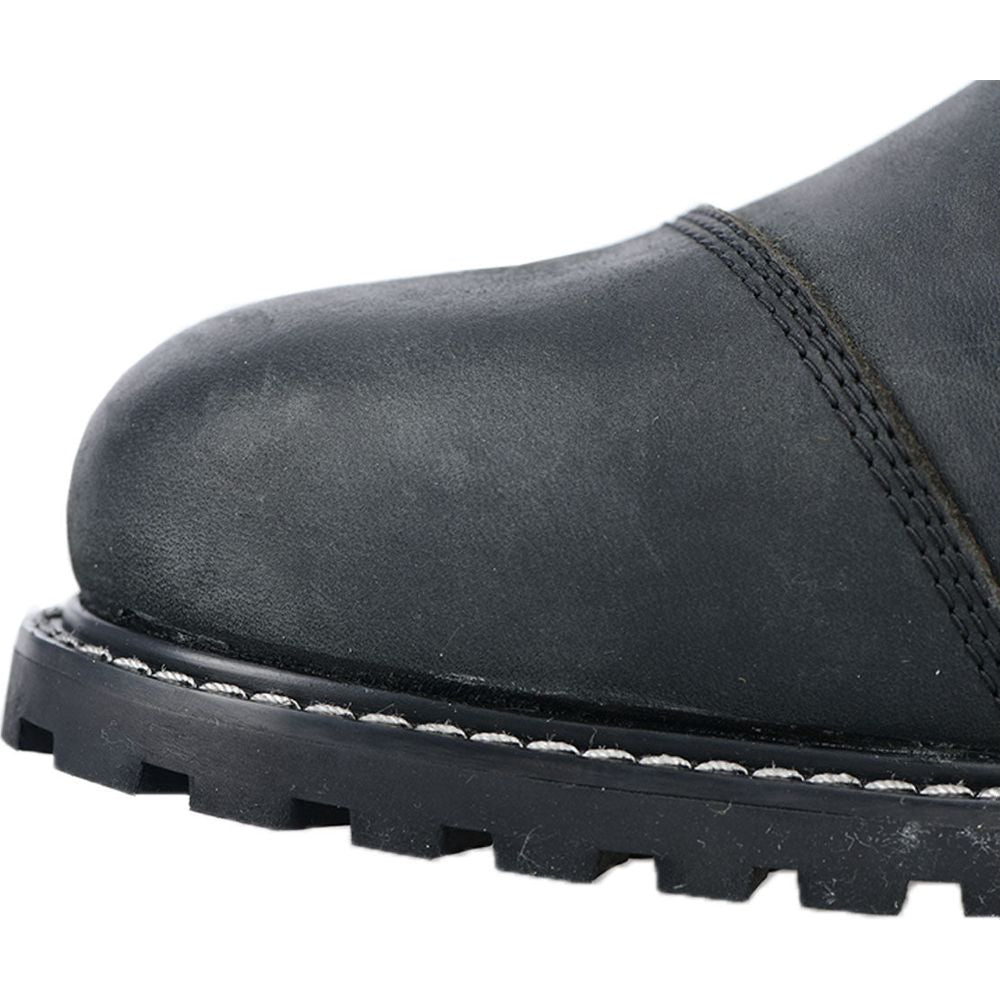 Oxford Hardy Leather Boots Charcoal FREE 1 YEAR Returns, FREE UK Delivery | ThrottleChimp