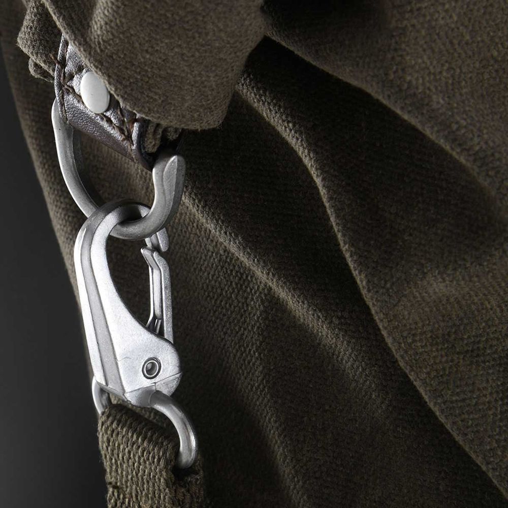 Oxford Heritage Pannier Bag Khaki - 40 Litres FREE 1 YEAR Returns, FREE UK Delivery | ThrottleChimp