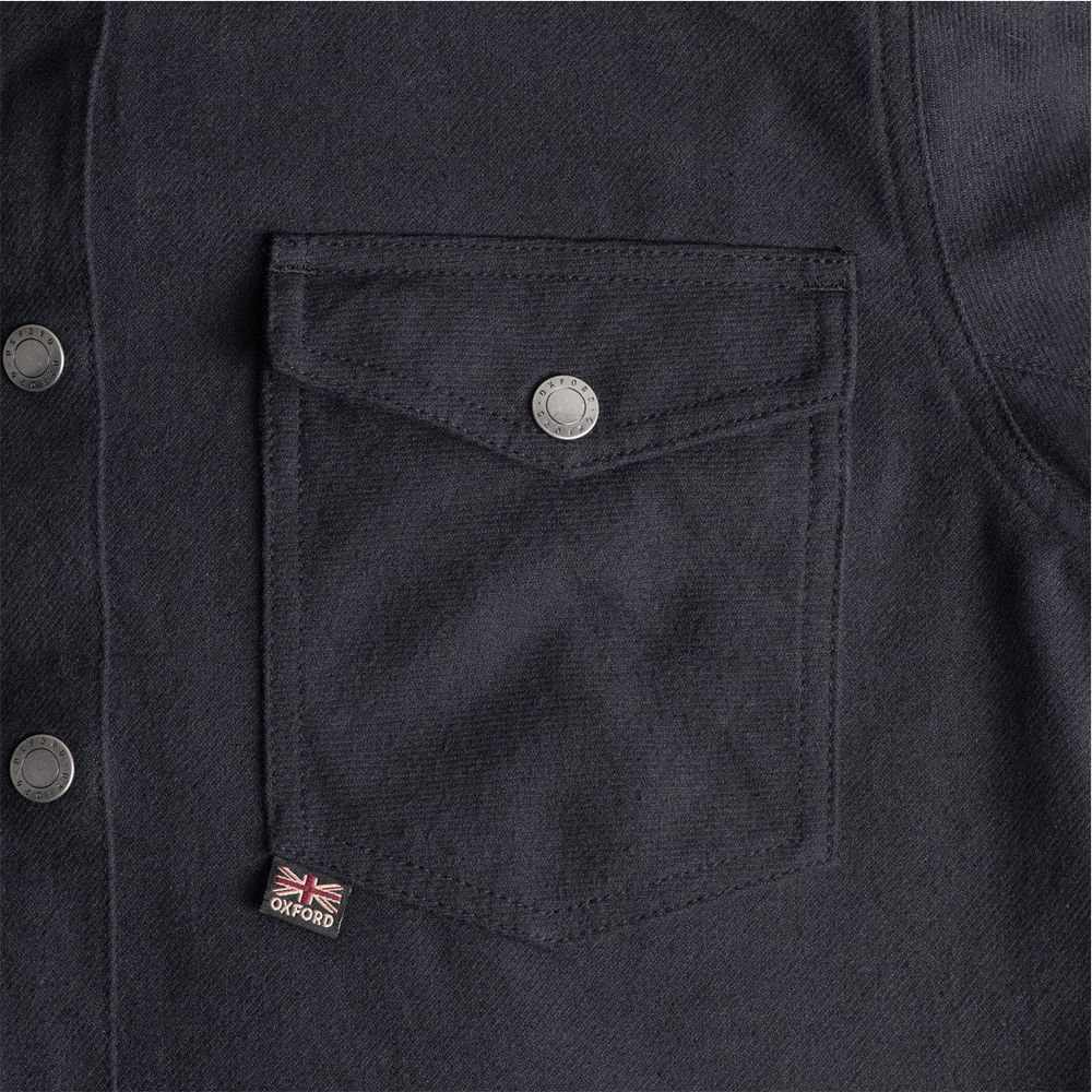 Oxford Kickback 2.0 Ladies Shirt Black FREE 1 YEAR Returns, FREE UK Delivery | ThrottleChimp