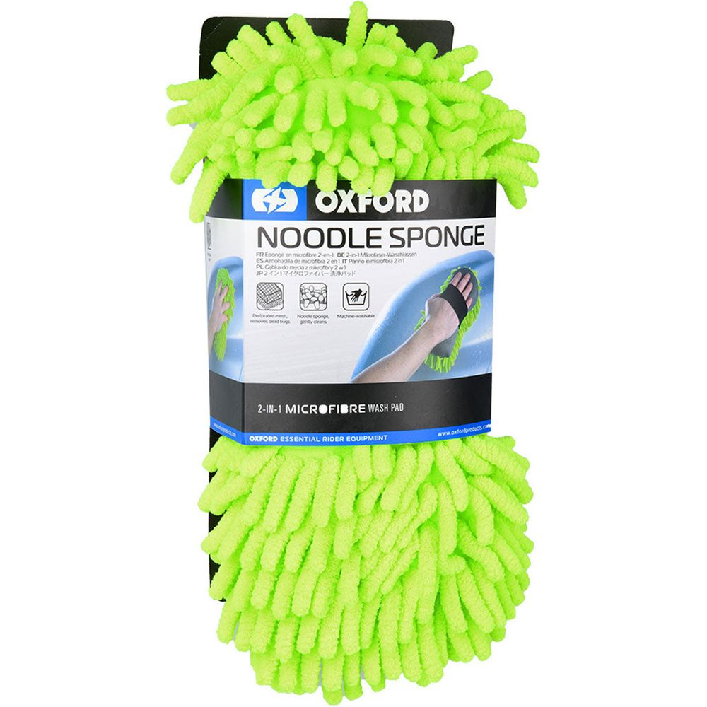 Oxford Microfibre Noodle Sponge Fluo Green FREE 1 YEAR Returns, FREE UK Delivery | ThrottleChimp