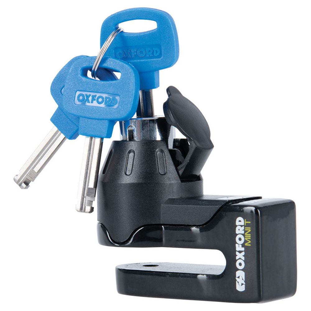Oxford Mini T Disc Lock Black FREE 1 YEAR Returns, FREE UK Delivery | ThrottleChimp