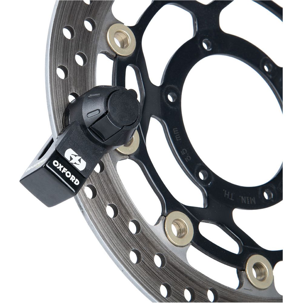 Oxford Mini T Disc Lock Black FREE 1 YEAR Returns, FREE UK Delivery | ThrottleChimp