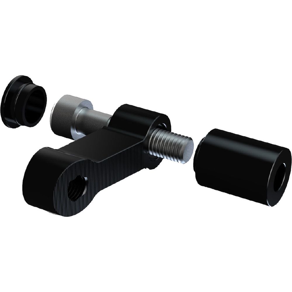 Oxford Mirror Extenders Black - 51mm High / 40mm Out FREE 1 YEAR Returns, FREE UK Delivery | ThrottleChimp