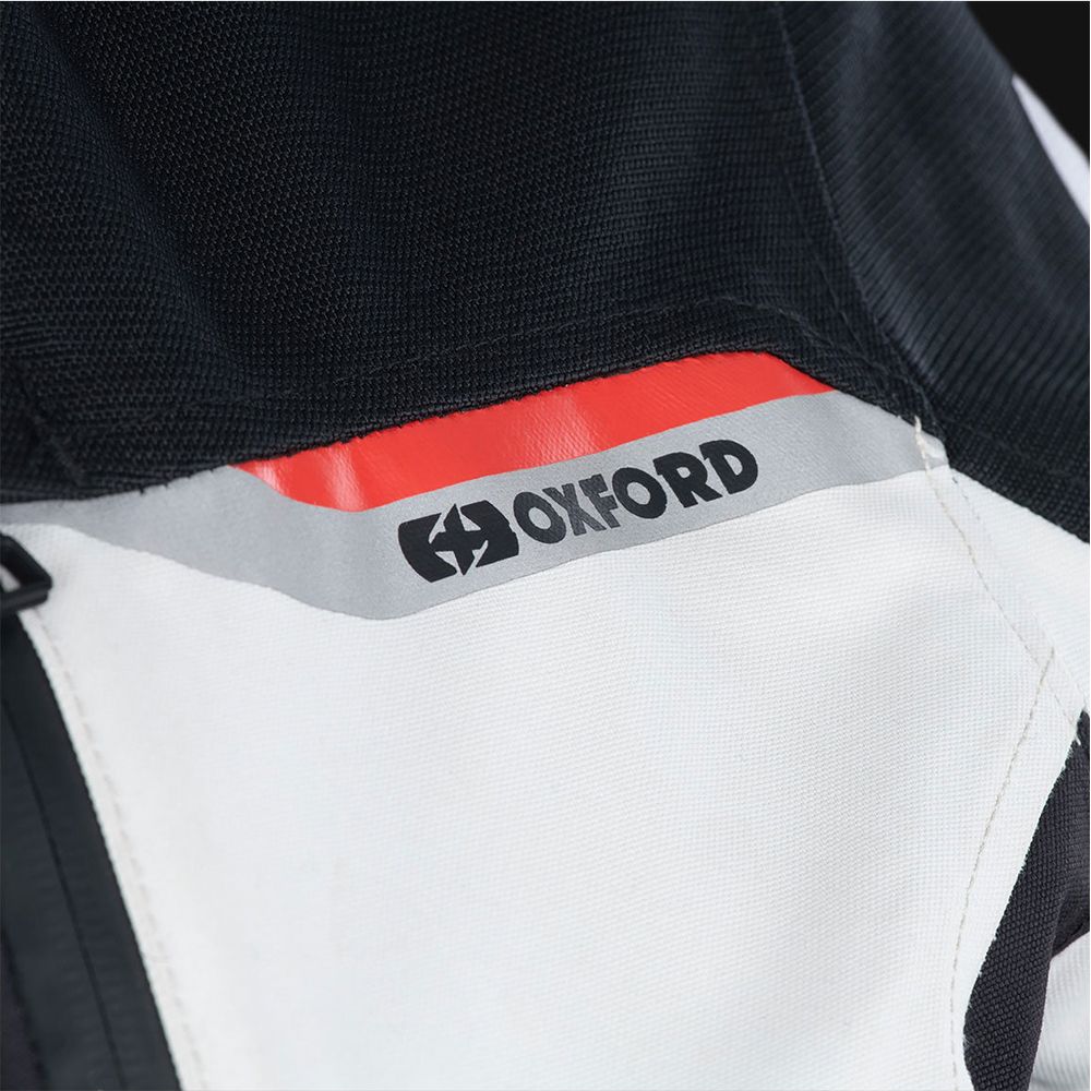 Oxford Mondial 2.0 Ladies Textile Jacket Arctic / Black FREE 1 YEAR Returns, FREE UK Delivery | ThrottleChimp