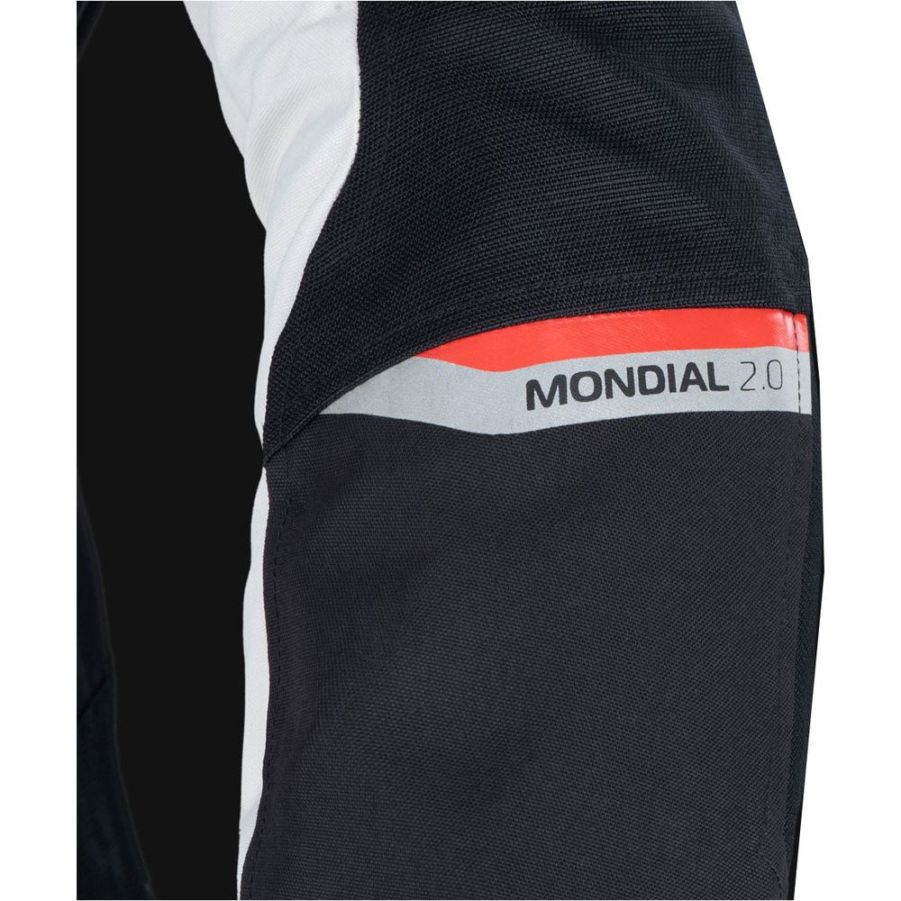 Oxford Mondial 2.0 Ladies Textile Jacket Arctic / Black FREE 1 YEAR Returns, FREE UK Delivery | ThrottleChimp