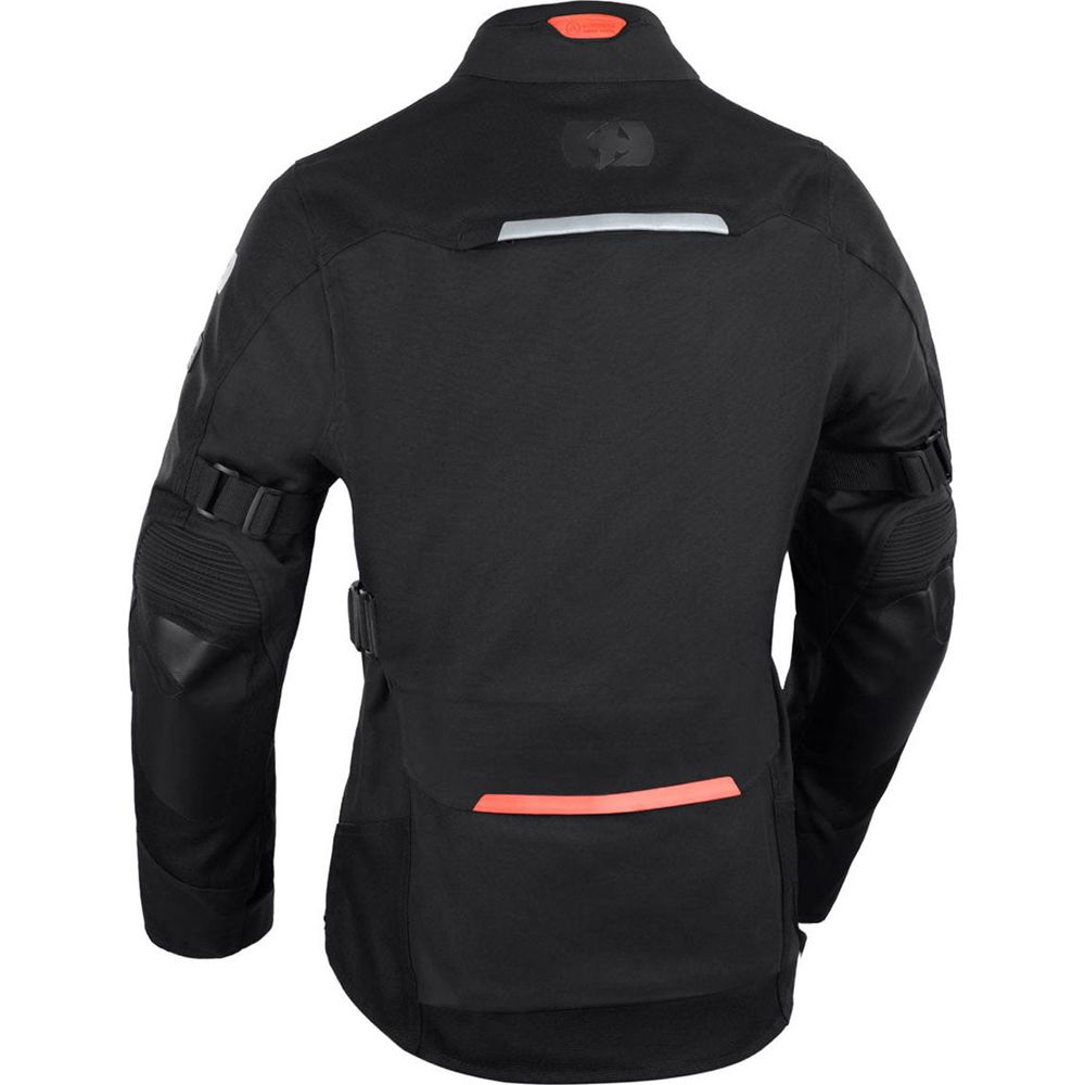 Oxford Mondial 2.0 Ladies Textile Jacket Black / Coral FREE 1 YEAR Returns, FREE UK Delivery | ThrottleChimp