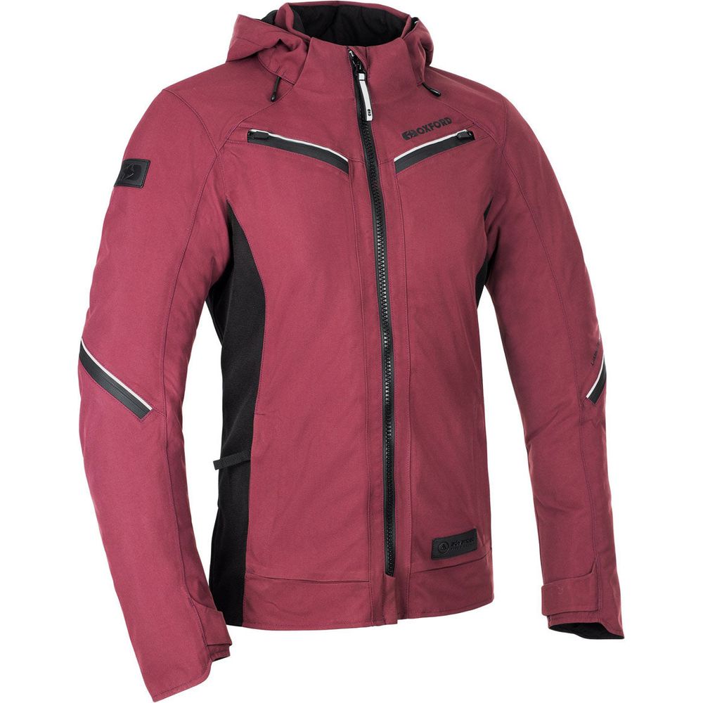 Oxford Mondial Street Dry2Dry Ladies Textile Jacket Plum FREE 1 YEAR Returns, FREE UK Delivery | ThrottleChimp
