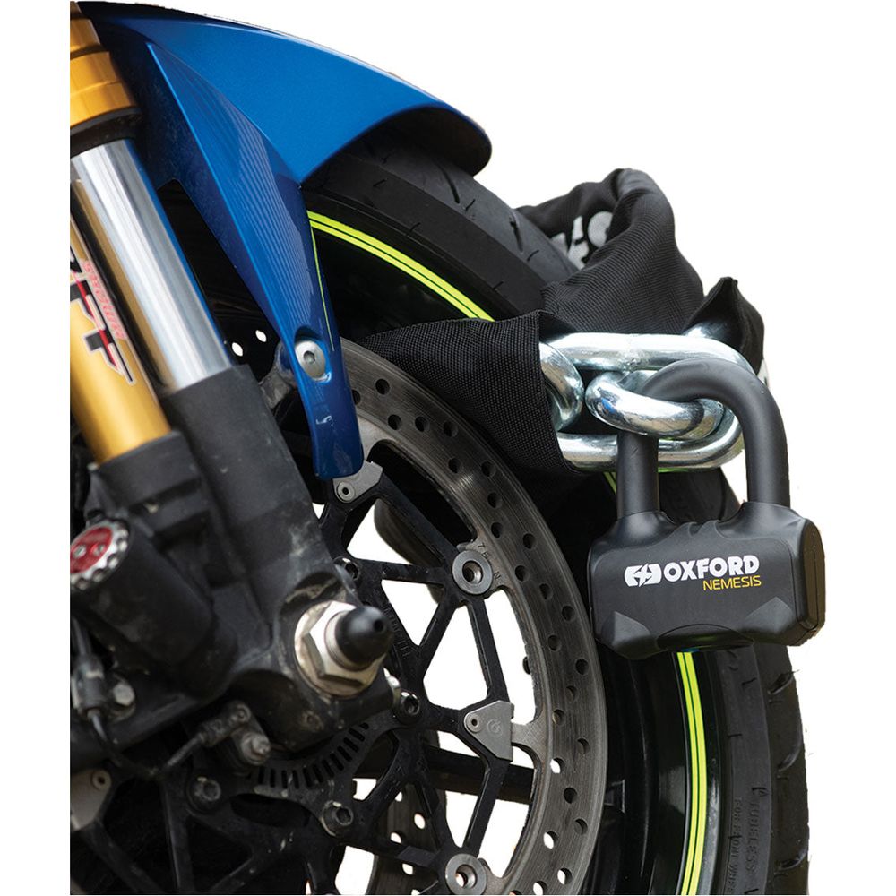 Oxford Nemesis Chain Lock Black FREE 1 YEAR Returns, FREE UK Delivery | ThrottleChimp