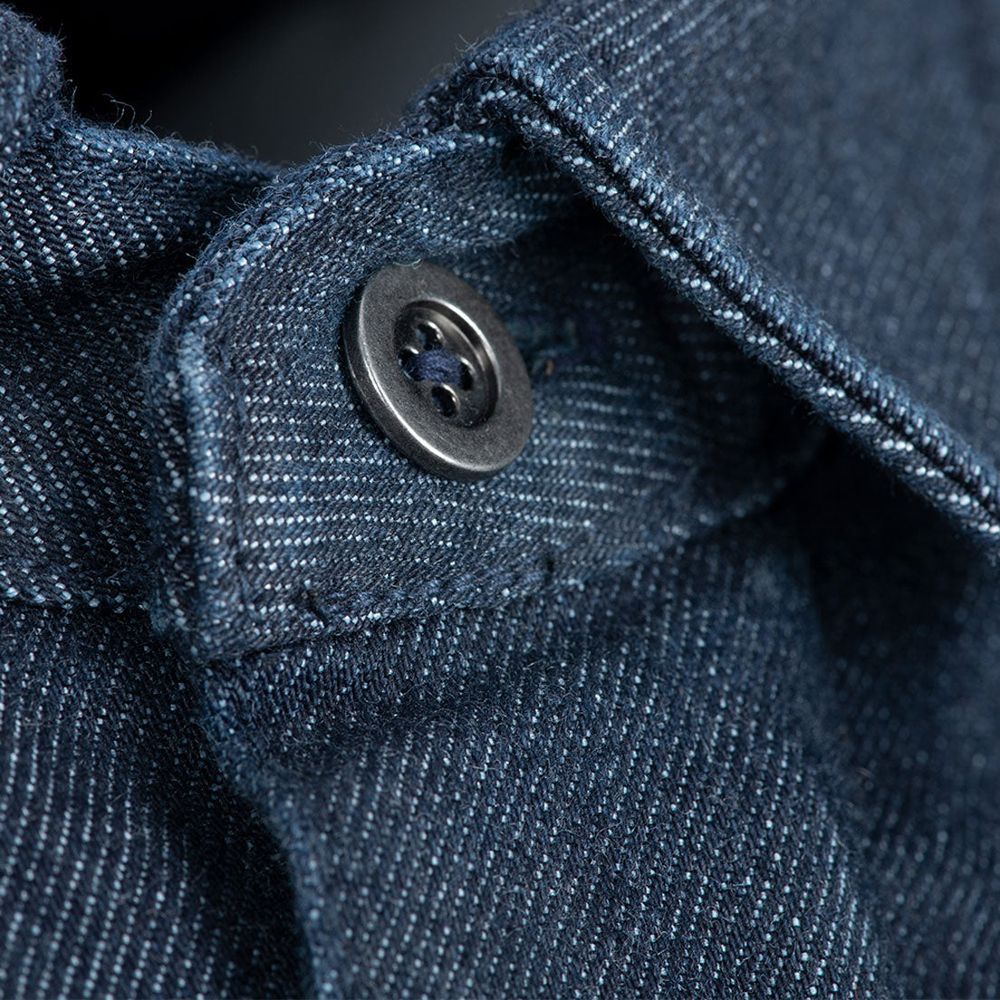 Oxford Original Approved AA Shirt Indigo FREE 1 YEAR Returns, FREE UK Delivery | ThrottleChimp