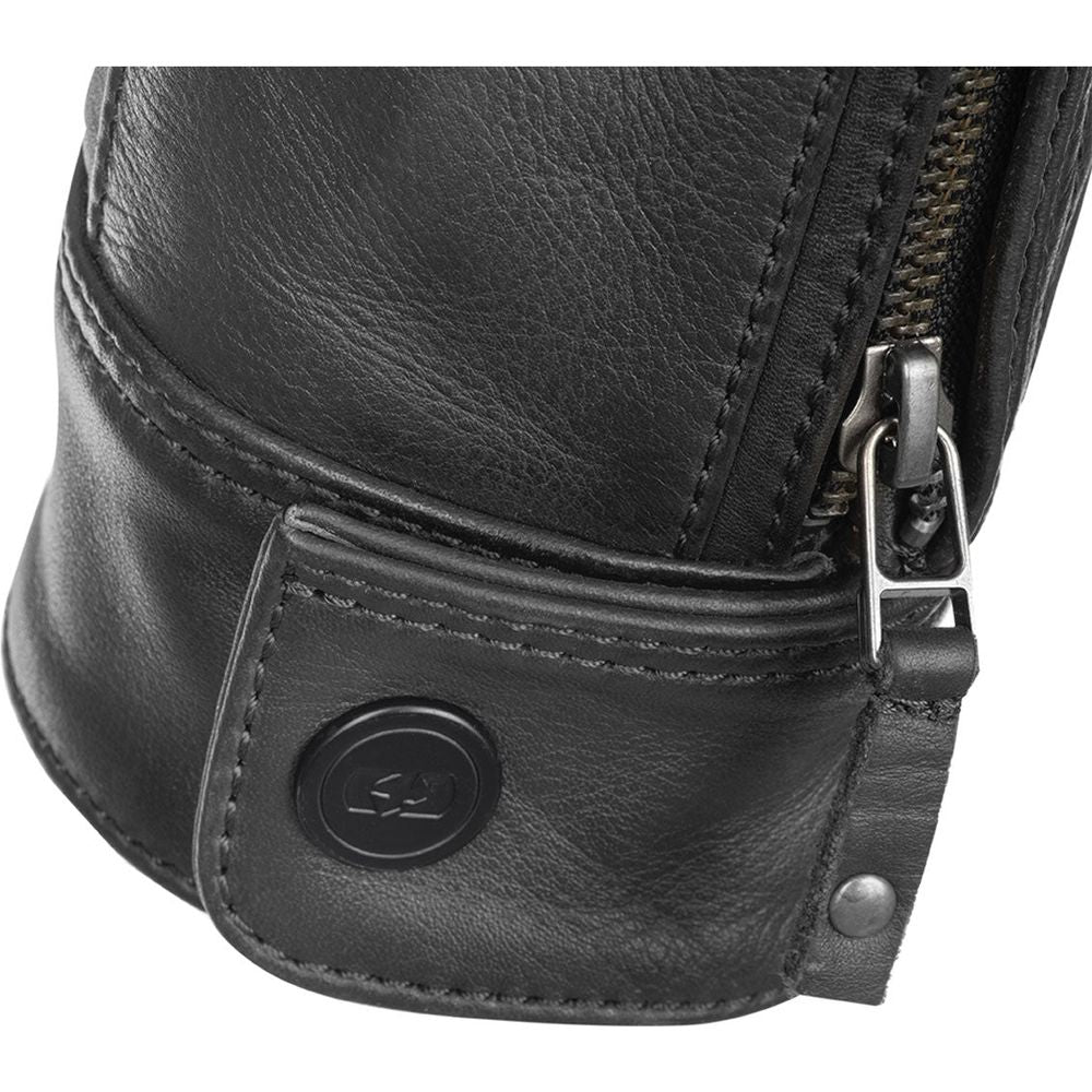 Oxford Route 73 2.0 Leather Jacket Black FREE 1 YEAR Returns, FREE UK Delivery | ThrottleChimp