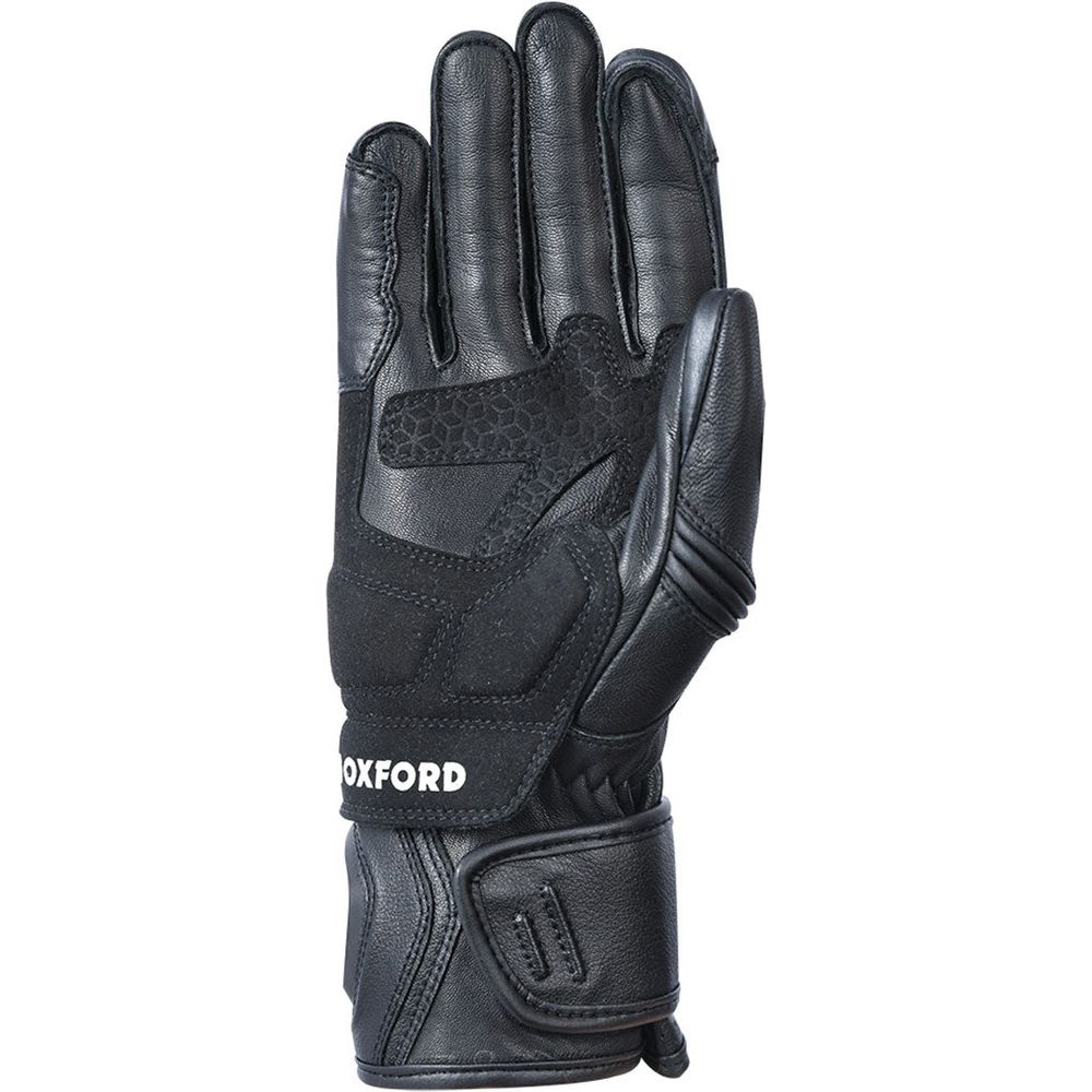 Oxford RP-5 2.0 Leather Gloves Black FREE 1 YEAR Returns, FREE UK Delivery | ThrottleChimp