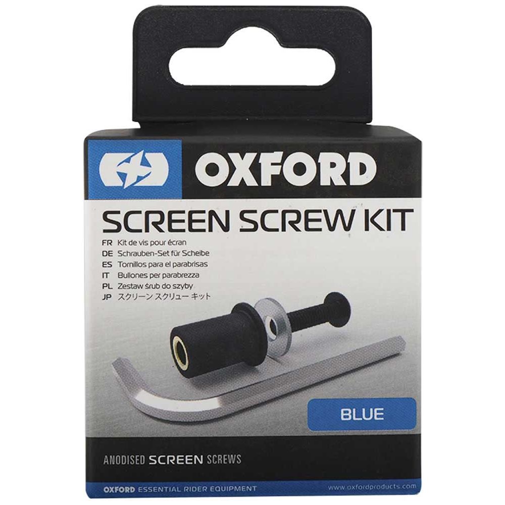 Oxford Screen Screw Blue FREE 1 YEAR Returns, FREE UK Delivery | ThrottleChimp