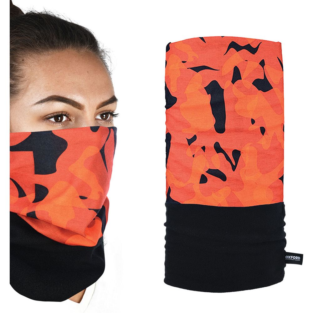 Oxford Snug Thermal Head & Neckwear Havoc Orange FREE 1 YEAR Returns, FREE UK Delivery | ThrottleChimp