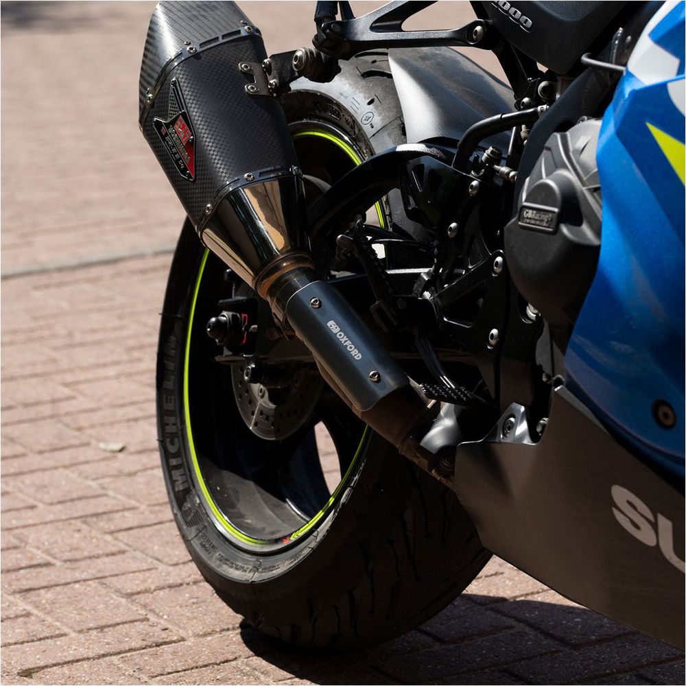 Oxford Sport Exhaust Heat Shield Silver FREE 1 YEAR Returns, FREE UK Delivery | ThrottleChimp