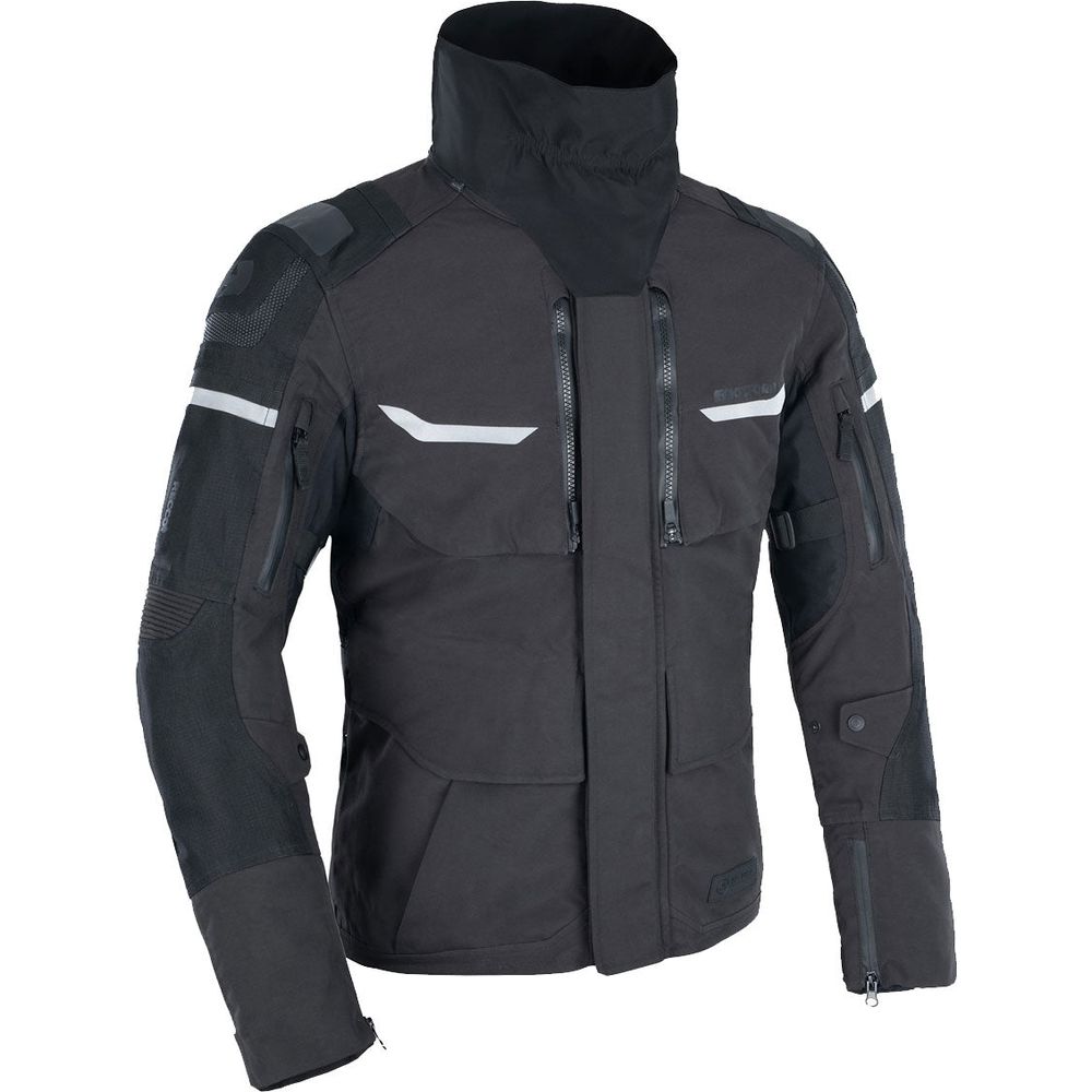 Oxford Stormland Dry2Dry Textile Jacket Tech Black FREE 1 YEAR Returns, FREE UK Delivery | ThrottleChimp