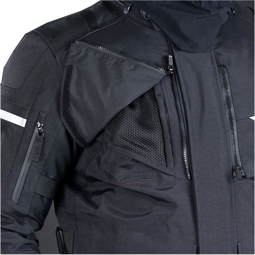 Oxford Stormland Dry2Dry Textile Jacket Tech Black FREE 1 YEAR Returns, FREE UK Delivery | ThrottleChimp
