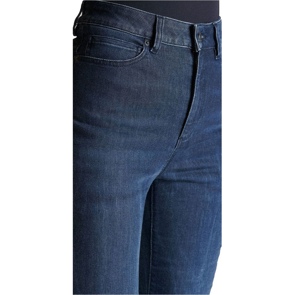 Pando Moto Kusari Cor 02 Ladies Skinny Fit Denim Jeans Blue FREE 1 YEAR Returns, FREE UK Delivery | ThrottleChimp