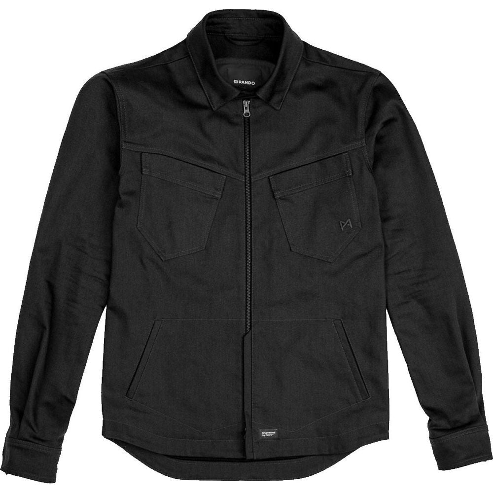 Pando Moto Capo Cor 03 Unisex Riding Shirt Black FREE 1 YEAR Returns, FREE UK Delivery | ThrottleChimp