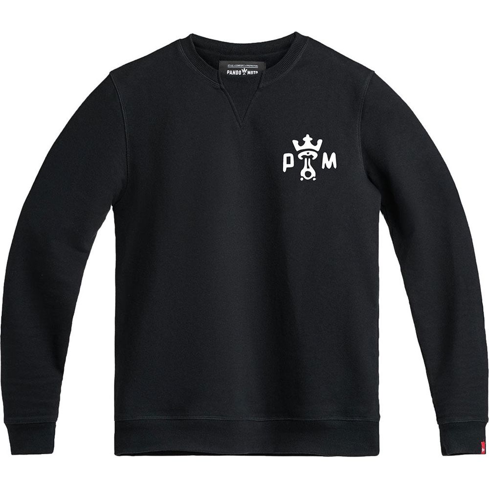 Pando Moto John Ignition Sweatshirt Black FREE 1 YEAR Returns, FREE UK Delivery | ThrottleChimp