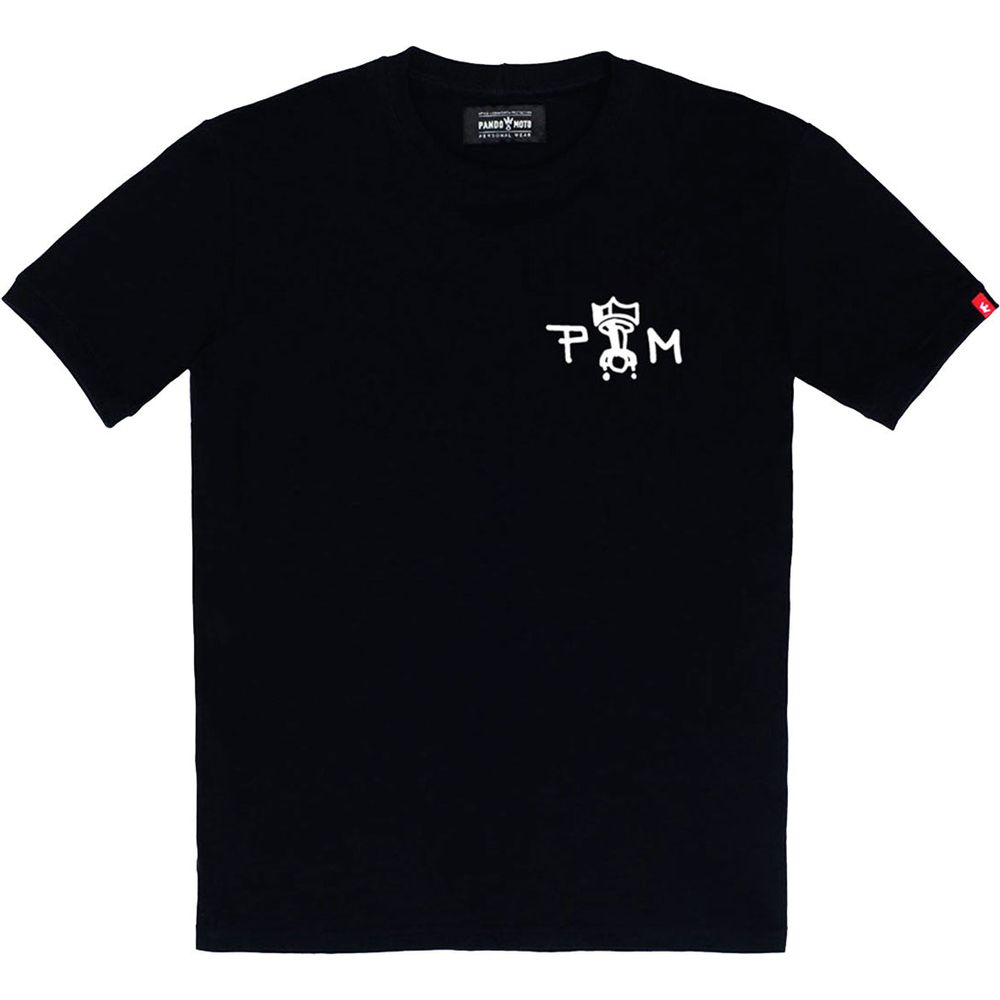 Pando Moto Mike Moto Wing T-Shirt Black FREE 1 YEAR Returns, FREE UK Delivery | ThrottleChimp