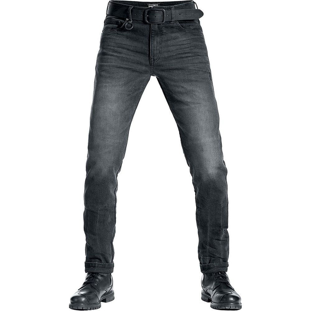 Pando Moto Robby Cor 01 Slim Fit Denim Jeans Black FREE 1 YEAR Returns, FREE UK Delivery | ThrottleChimp