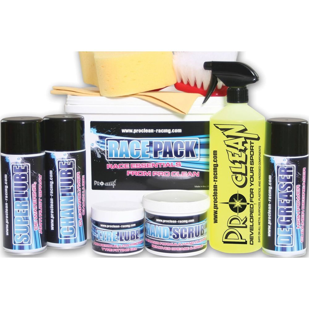 Pro Clean Race Pack FREE 1 YEAR Returns, FREE UK Delivery | ThrottleChimp