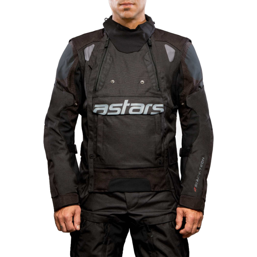Alpinestars Halo Drystar Jacket Black / Black FREE 1 YEAR Returns, FREE UK Delivery | ThrottleChimp