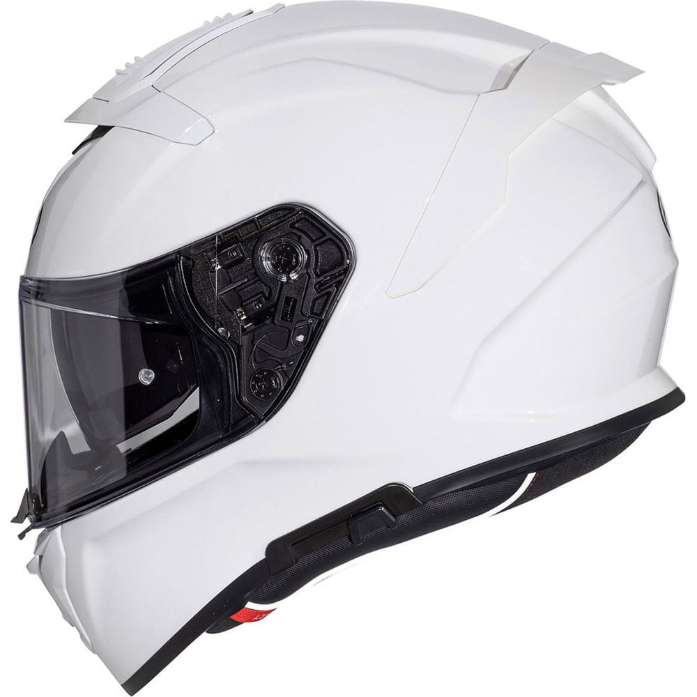 Premier Devil U8 Full Face Helmet Gloss White FREE 1 YEAR Returns, FREE UK Delivery | ThrottleChimp