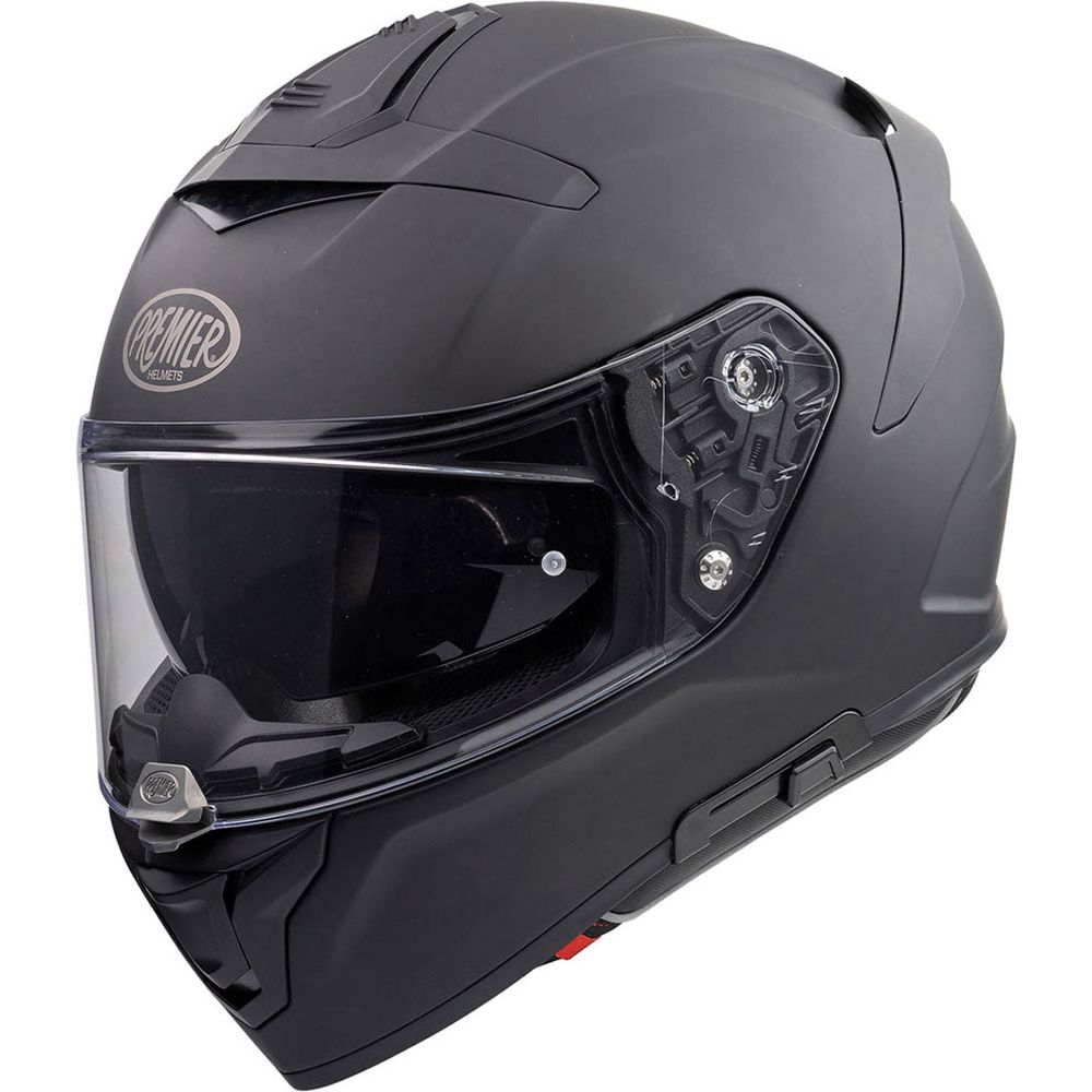 Premier Devil U9 Full Face Helmet Matt Black FREE 1 YEAR Returns, FREE UK Delivery | ThrottleChimp