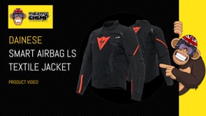 Dainese Smart Airbag LS Sport Textile Jacket Black FREE 1 YEAR Returns, FREE UK Delivery | ThrottleChimp