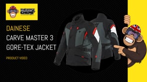 Dainese Carve Master 3 Touring Gore-Tex Jacket Black / Ebony FREE 1 YEAR Returns, FREE UK Delivery | ThrottleChimp