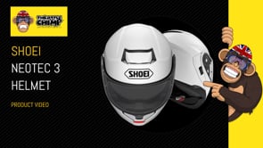 Shoei Neotec 3 Plain Flip-Up Helmet White FREE 1 YEAR Returns, FREE UK Delivery | ThrottleChimp