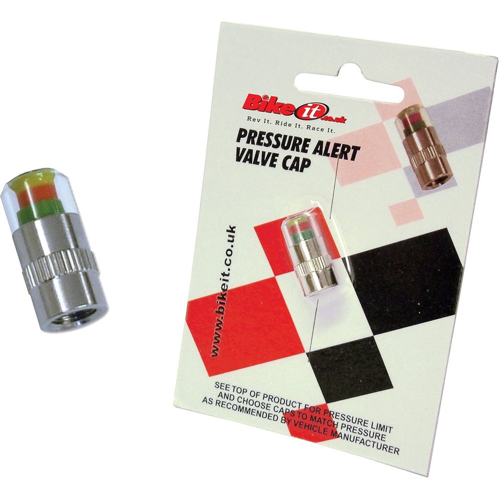 Bike It Pressure Alert Valve Cap 35-37 PSI Range FREE 1 YEAR Returns, FREE UK Delivery | ThrottleChimp