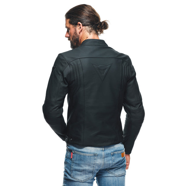 Dainese Razon 2 Leather Jacket Black FREE 1 YEAR Returns, FREE UK Delivery | ThrottleChimp