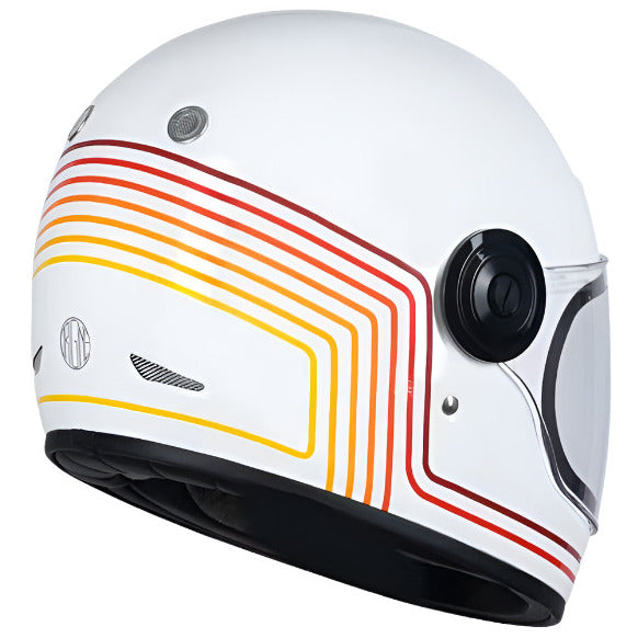 Origine Vega ECE 22.06 Full Face Helmet Sunrise Red / White FREE 1 YEAR Returns, FREE UK Delivery | ThrottleChimp