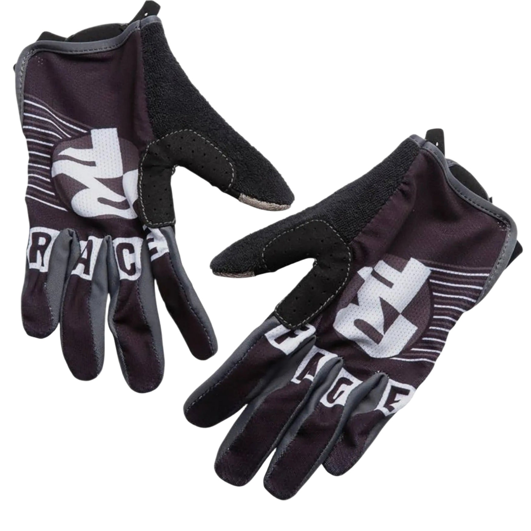 Race Face Sendy Youth Cycle Gloves Black - FREE 1 YEAR Returns, FREE UK Shipping | ThrottleChimp