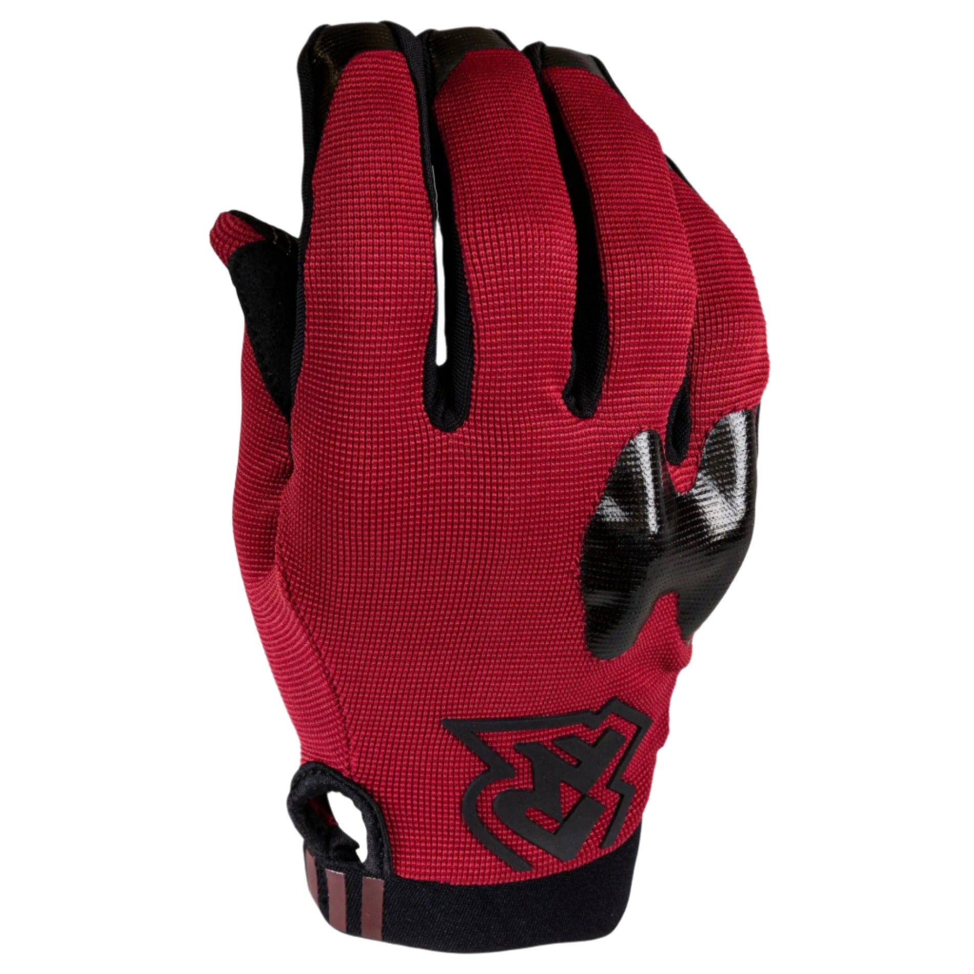 Race Face Ruxton Cycle Gloves Deep Red - FREE 1 YEAR Returns, FREE UK Shipping | ThrottleChimp
