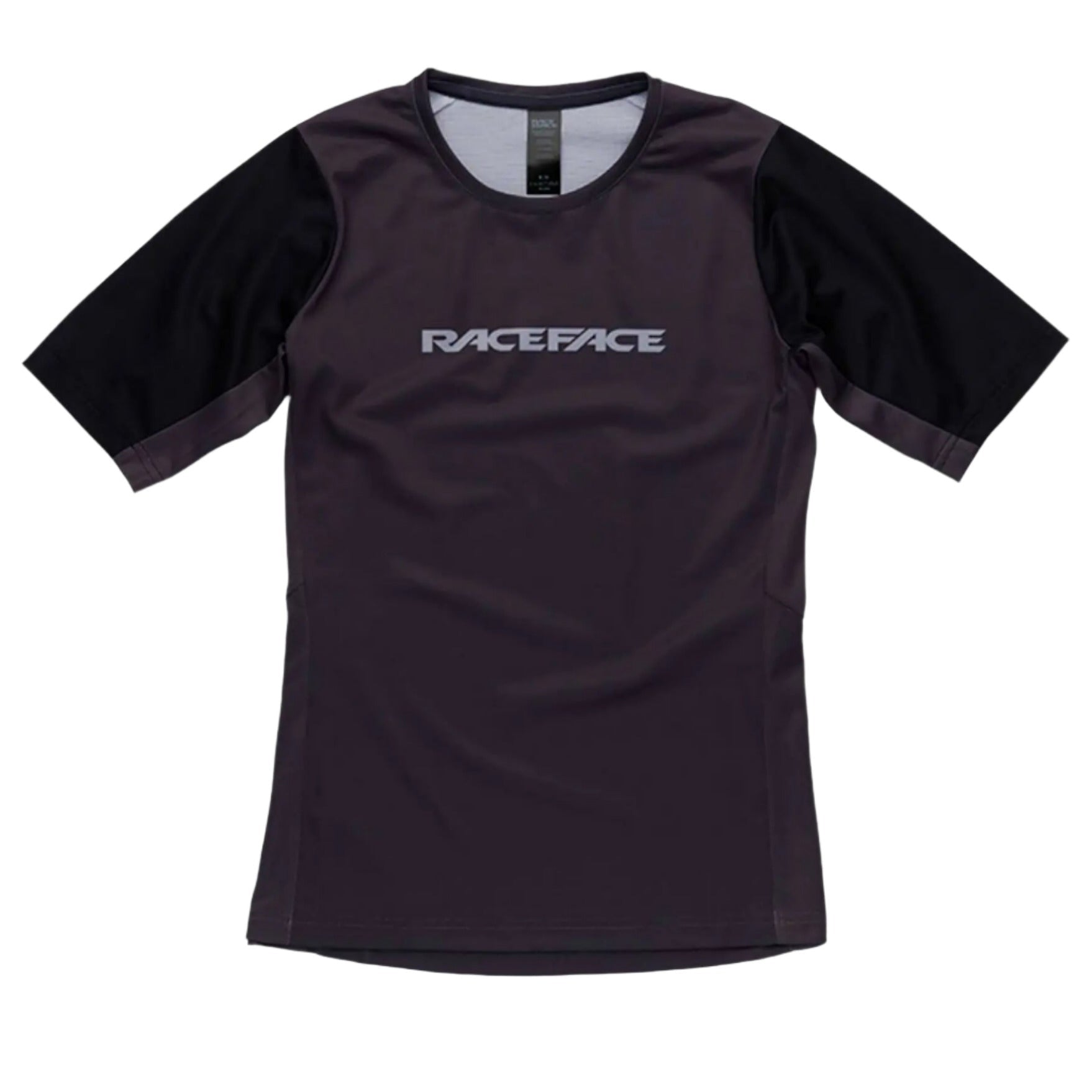 Race Face Indy Short Sleeve Ladies Cycle Jersey Black - FREE 1 YEAR Returns, FREE UK Shipping | ThrottleChimp