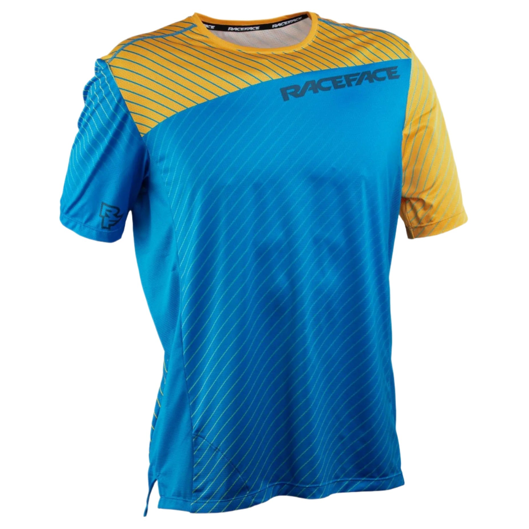 Race Face Indy Short Sleeves Cycle Jersey Dijon - FREE 1 YEAR Returns, FREE UK Shipping | ThrottleChimp