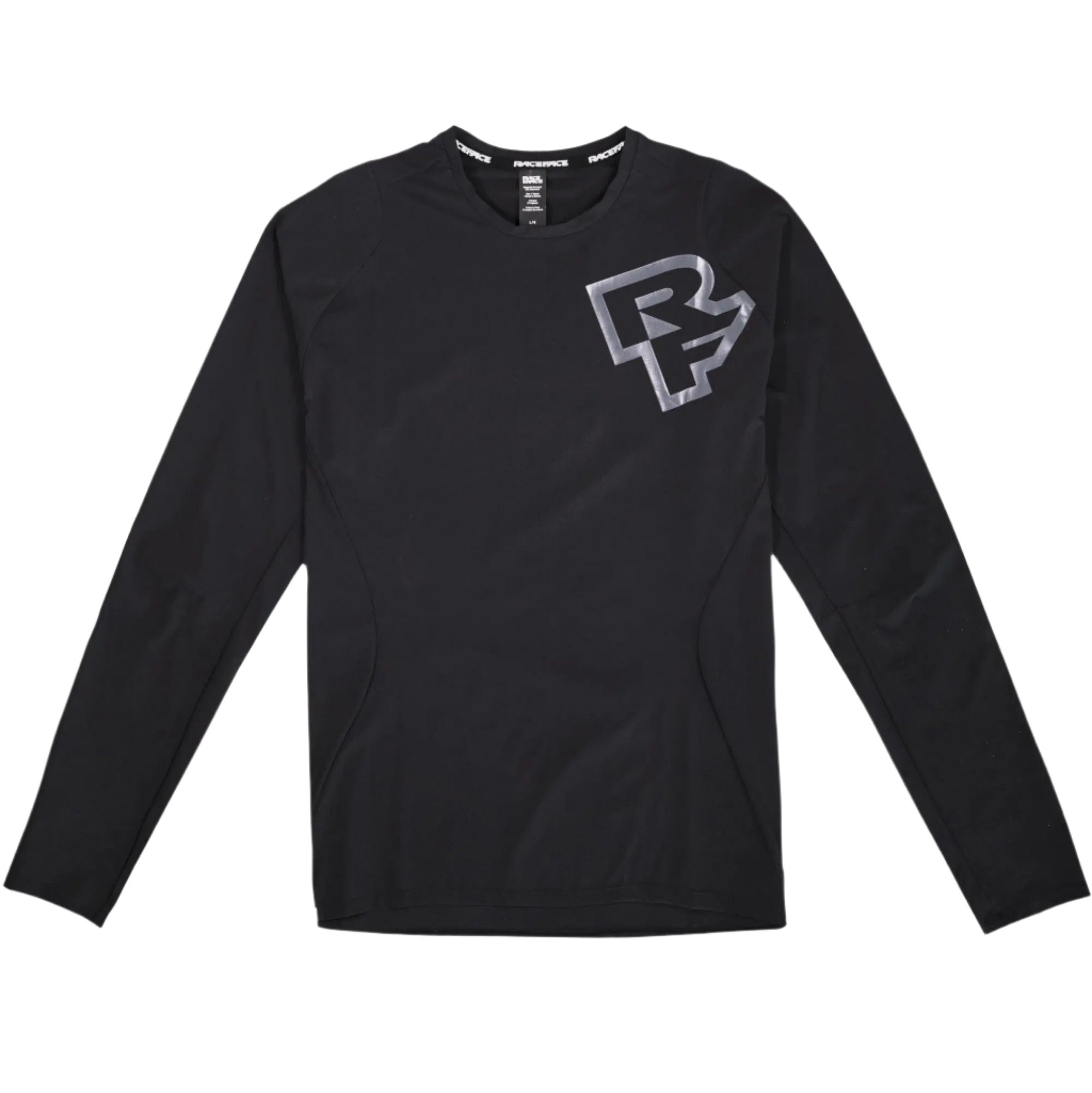 Race Face Conspiracy Long Sleeves Cycle Jersey Black - FREE 1 YEAR Returns, FREE UK Shipping | ThrottleChimp