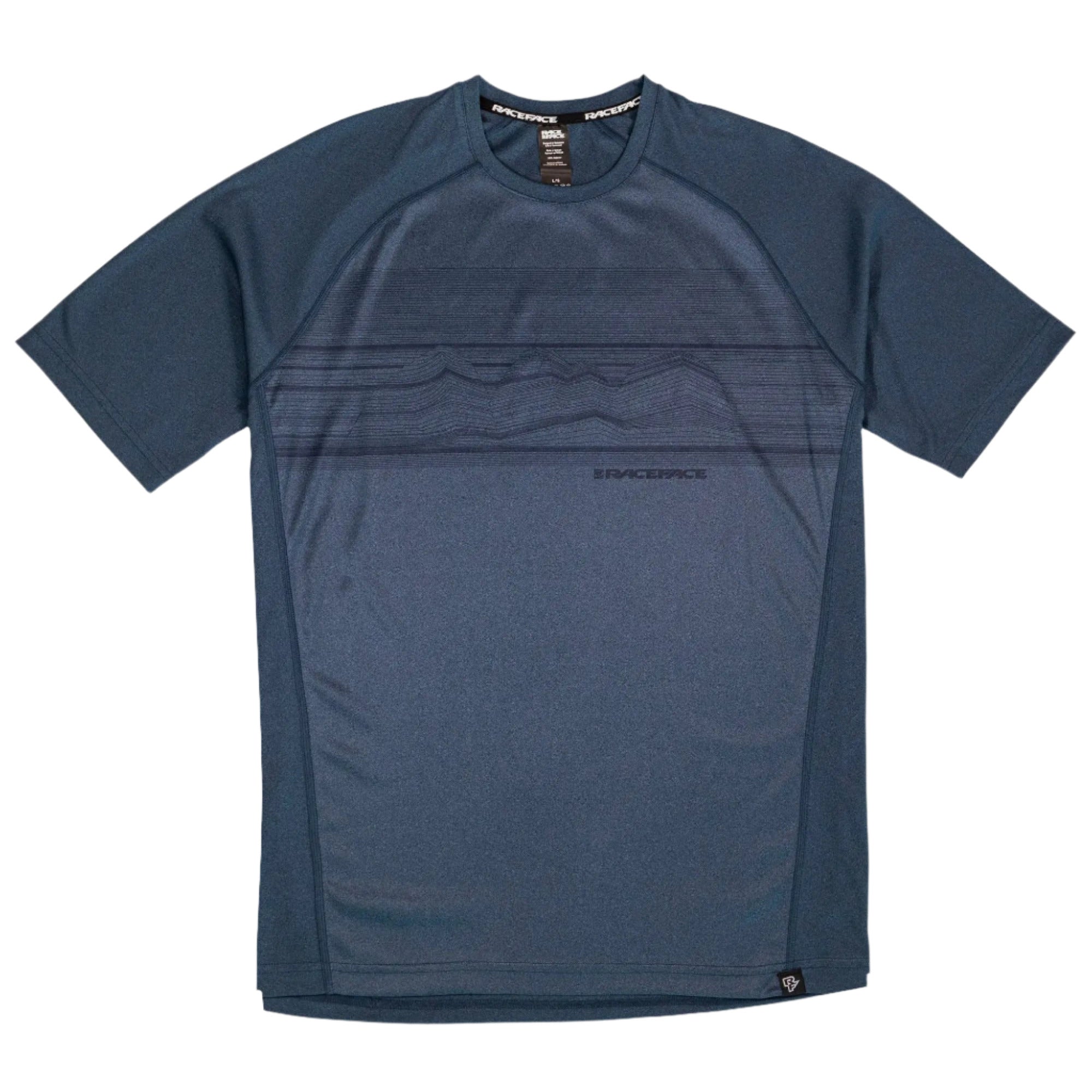 Race Face Trigger Short Sleeves Cycle Jersey Navy - FREE 1 YEAR Returns, FREE UK Shipping | ThrottleChimp
