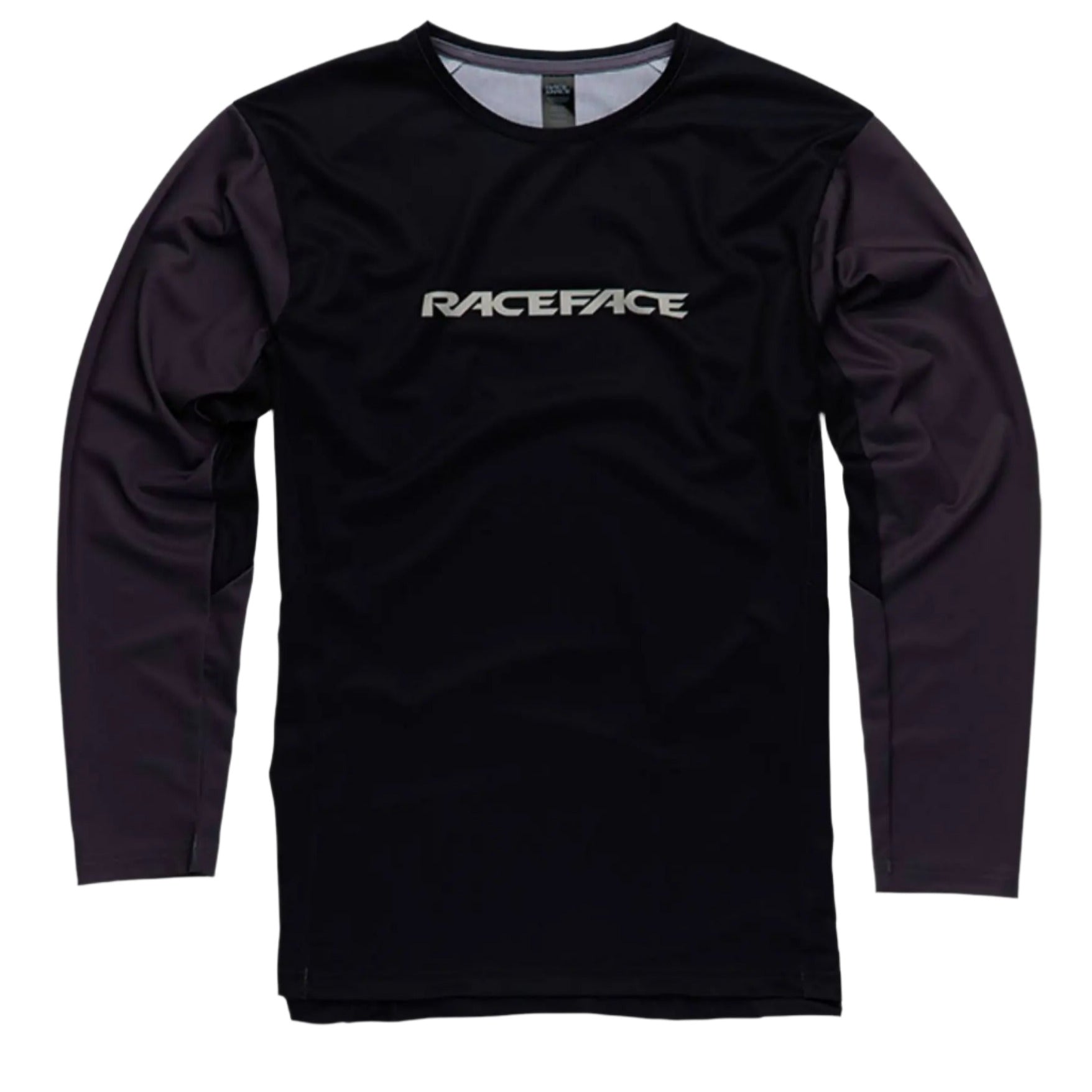Race Face Indy Long Sleeve Cycle Jersey Charcoal - FREE 1 YEAR Returns, FREE UK Shipping | ThrottleChimp