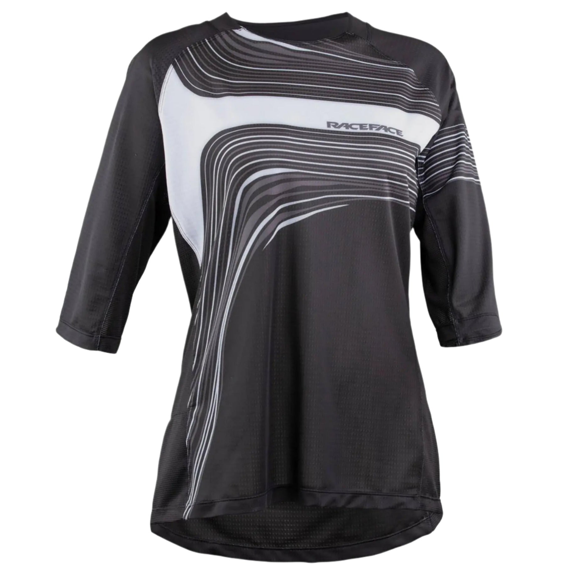Race Face Khyber Ladies 3/4 Sleeves Cycle Jersey Concrete - FREE 1 YEAR Returns, FREE UK Shipping | ThrottleChimp