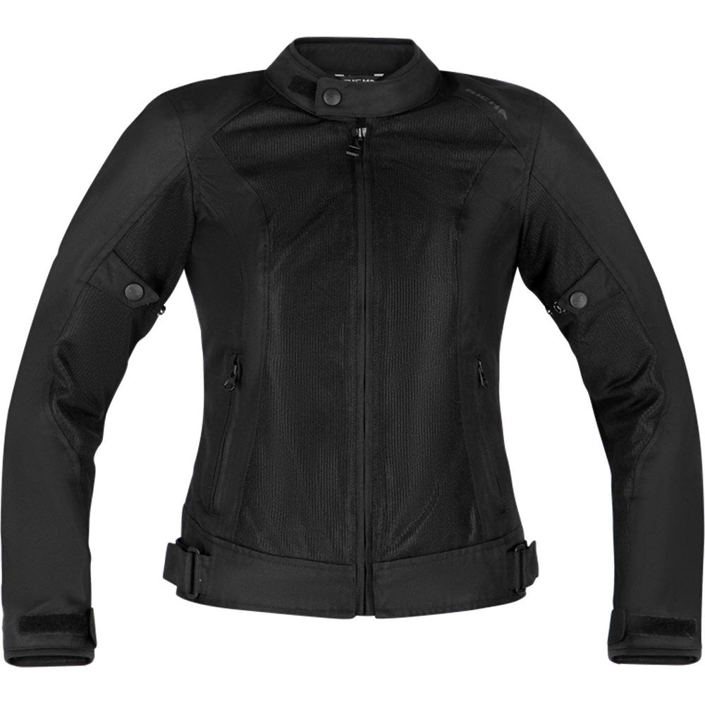 Richa Airsummer Ladies Touring Mesh Textile Jacket Black FREE 1 YEAR Returns, FREE UK Delivery | ThrottleChimp